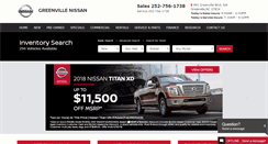 Desktop Screenshot of greenvillenissan.com